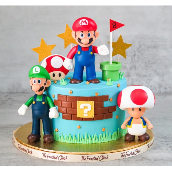 Super Mario Inspired Cake Super Mario Inspired Cake