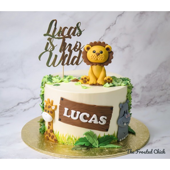 Wild Animals Jungle Cake