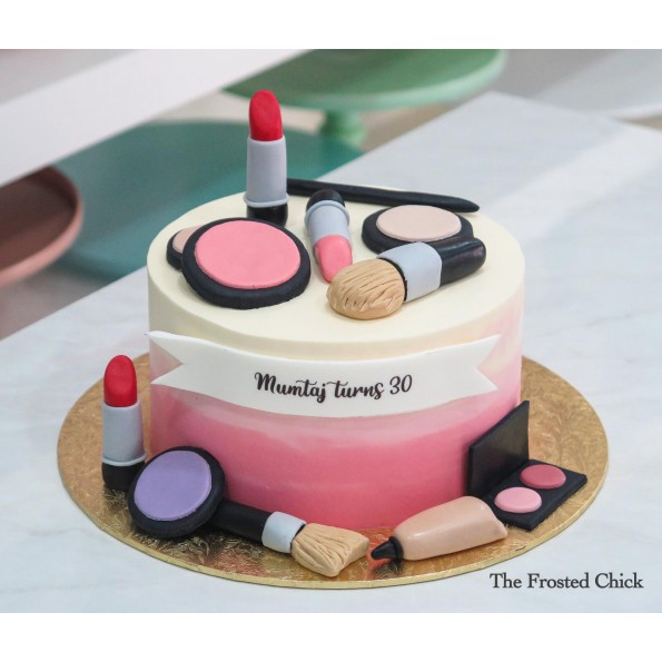 Ombre Make Up Cake