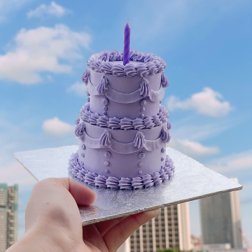 2 Tier Mini 'Diet' Cake