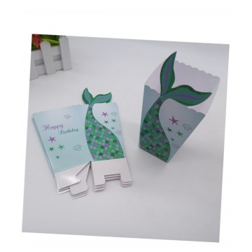 Mermaid Popcorn Box
