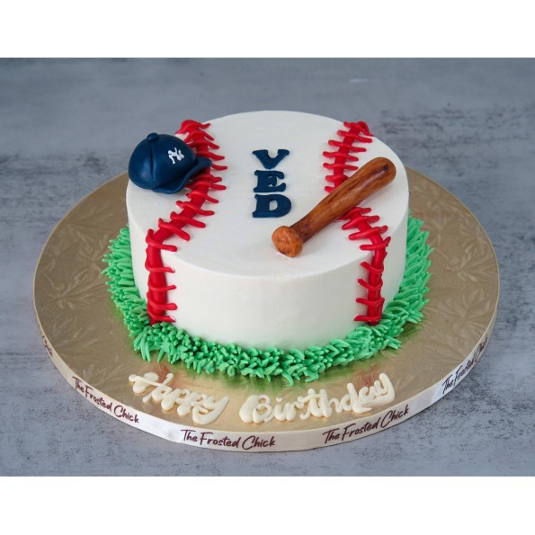 Baseball Birthday Cake - Alida's Kitchen