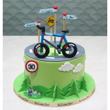 Bicycle Signs Cake