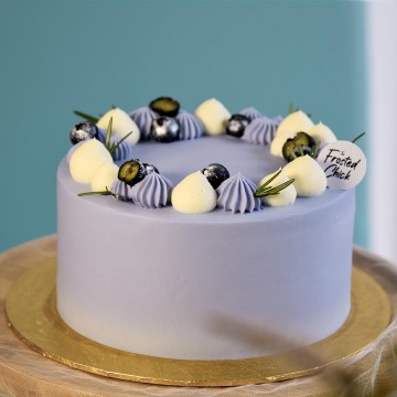 Blueberry Chocolate Fresh Cream Cake