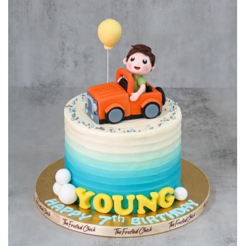 Little Car Driver Cake