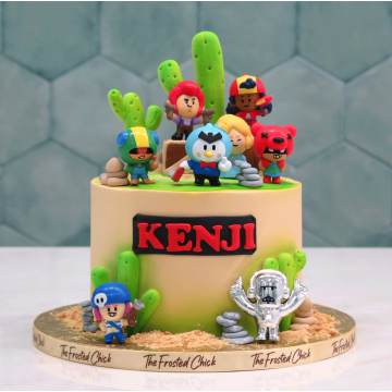 Brawl Stars Inspired Cake