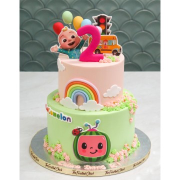 Baby JJ's Rainbow Celebration Cake