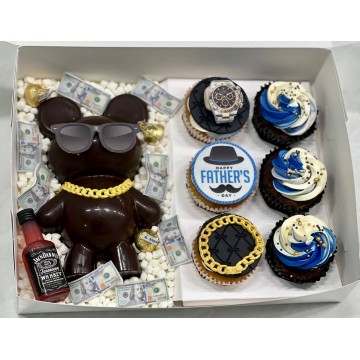 Cool Dad Bundle (Bear Piñata + Cupcakes)