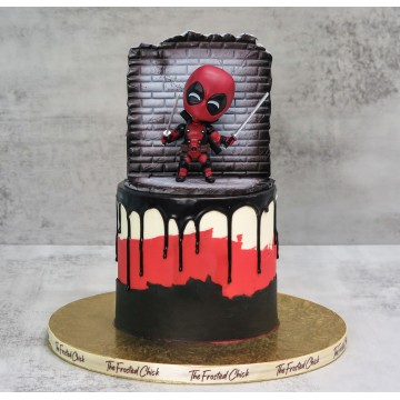 Deadpool Inspired Cake