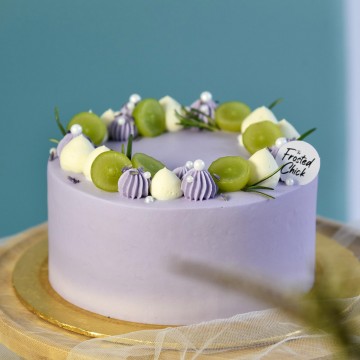 Lavender Earl Grey Fresh Cream Cake