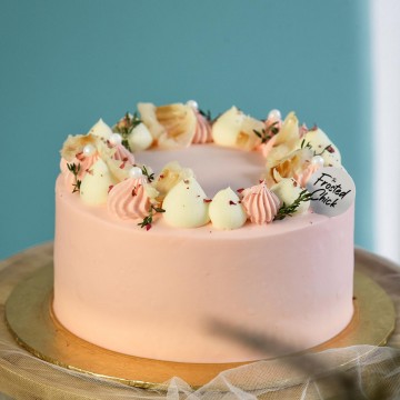 Lychee Rose Fresh Cream Cake