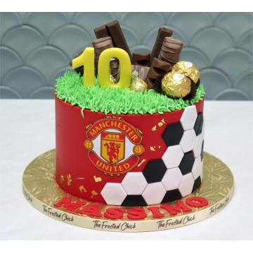 Football Soccer Club x Chocolate Cake