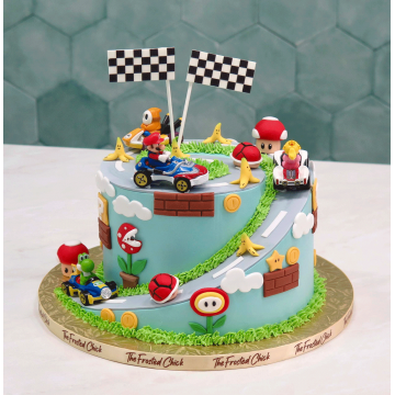 Mario Kart Race Track Cake