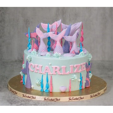 Pastel Underwater Mermaid Cake