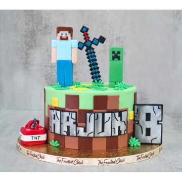 Minecraft Sword Cake