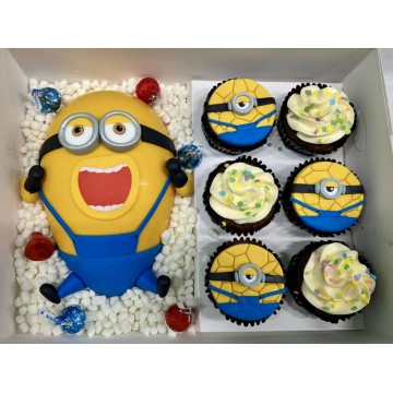 Minions Bundle (Piñata + Cupcakes)