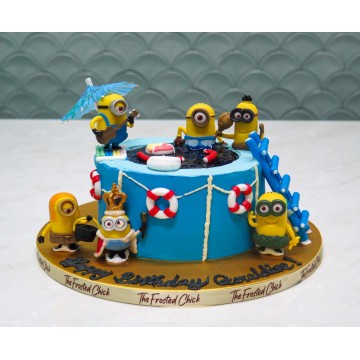 Minions Pool Party Cake