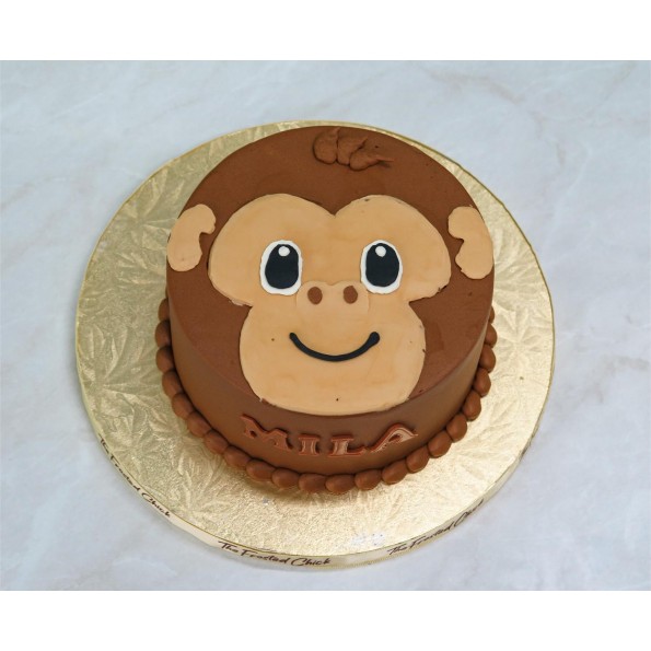 Monkey Face Shape Cut Party Plates