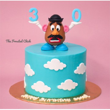 Potato Head Number Cake