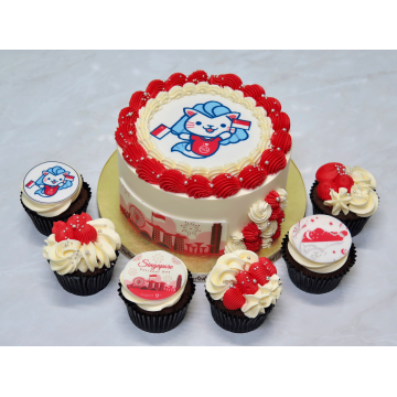 National Day Bundle (Cake + Cupcakes)