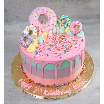 Confetti Donut Cake