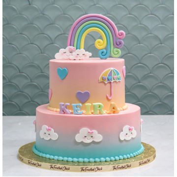Pastel Rainbow Dreamland Cake