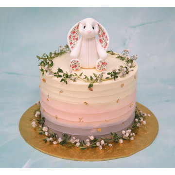 Jellycat Bunny Inspired Pastel Cake