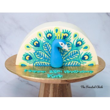Peacock Fan Cake