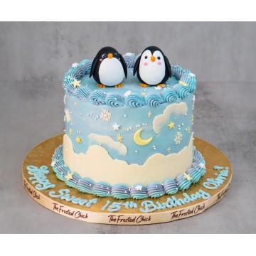 Dreamy Penguin Cake