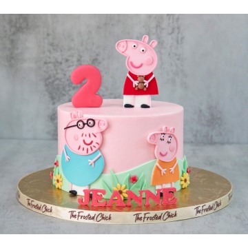 Peppa's Family Celebration Cake