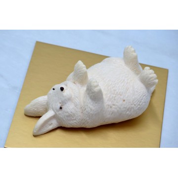 Playful Rabbit Mousse Cake