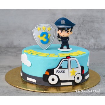 Police Save The Day Cake