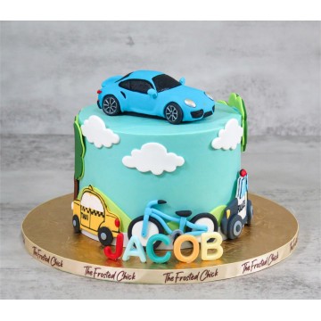Porsche Vehicles Cake