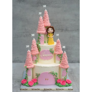 Princess Castle Garden Cake