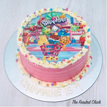 Printed Icing Logo Cake (Top)