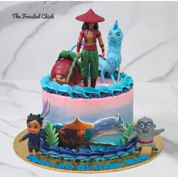 Raya and the Last Dragon Adventure Cake
