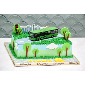 Singapore City SG Bus Cake