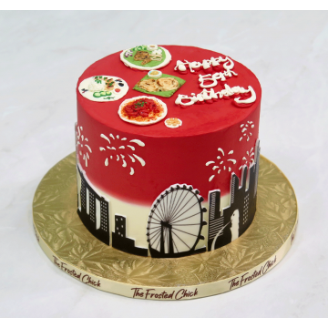 Singapore Foodie National Day Cake
