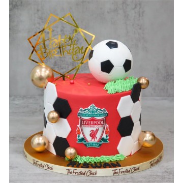 Football Soccer Club Cake