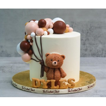 Teddy Bear's Big Balloon Cake