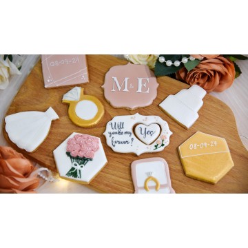 Wedding Proposal Cookies