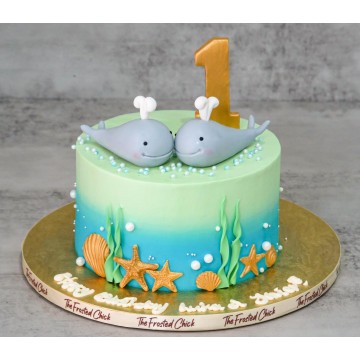 A Whale of a Time Cake