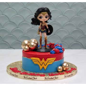 Wonderwoman Inspired Cake