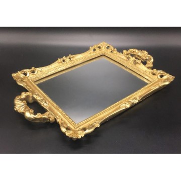 (RENTAL) Gold Mirror Tray
