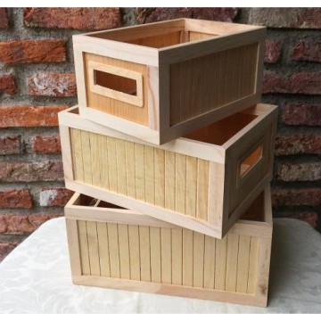 Wooden Crates (Set of 3)