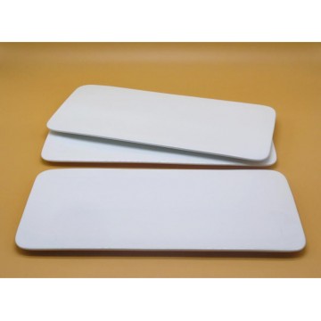 White Ceramic Plate (Flat)