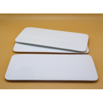 White Ceramic Plate (Flat)
