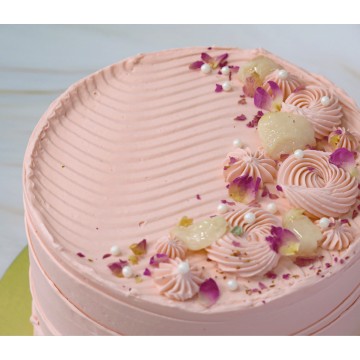 Lychee Rose Cake (Expedited)