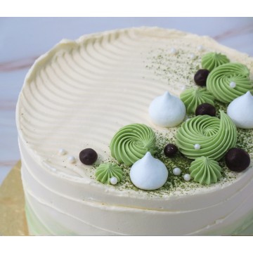 Matcha Azuki Bean Cake