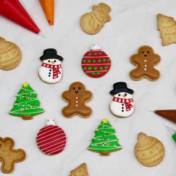 Royal Icing Christmas Cookies